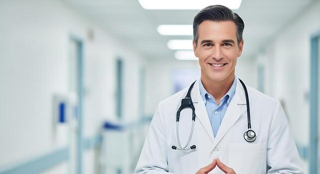 Smiling doctor